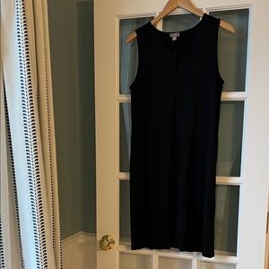 JJill Sleeveless Black Dress